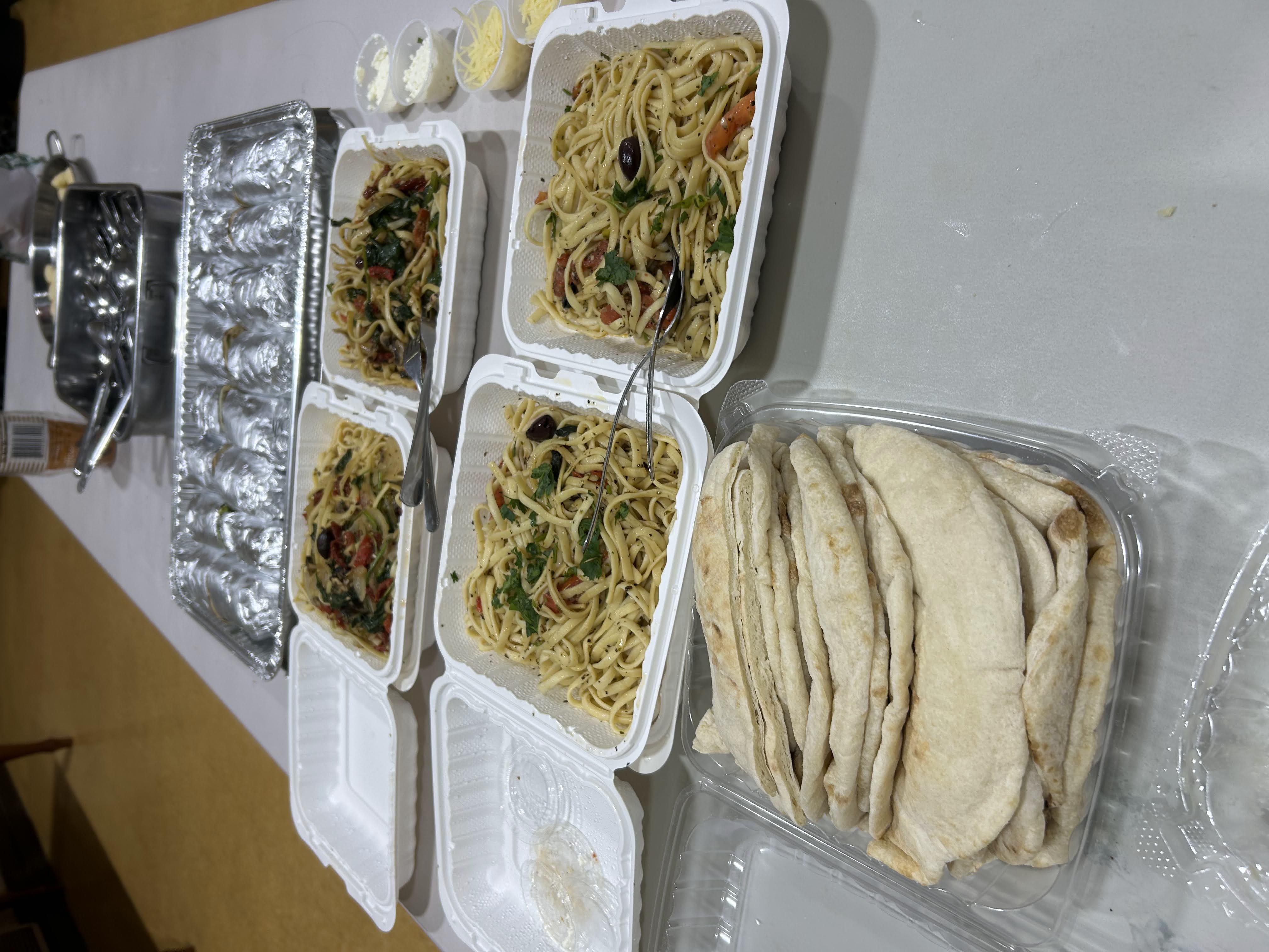 Mediterranean lunch from local spot Dalias